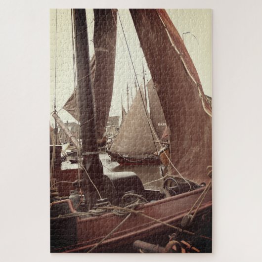 Fishing boats in Harbor  Legpuzzel (Verticaal)