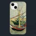 Fishing Boats on the Beach by Vincent van Gogh Case-Mate iPhone Case<br><div class="desc">Vist Boats op het strand bij Saintes-Maries (1888) door Vincent van Gogh is een post-impressionisme schilderij in de fijne kunst van de natuur. Een zeekapje met zeilboten op het strand en in de oceaan. Een maritieme scène met zeilschepen. Over de kunstenaar: Vincent Willem van Gogh (1853-1890) was een postimpressionistische schilder...</div>