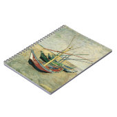 Fishing Boats on the Beach by Vincent van Gogh Notitieboek (Linkerzijde)