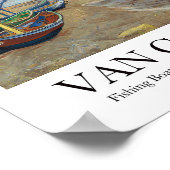 Fishing Boats on the Beach by Vincent van Gogh Poster (Hoek)