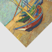 Fishing Boats on the Beach by Vincent van Gogh Tissuepapier (Detail)