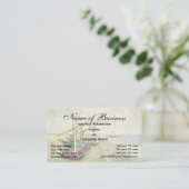 Fishing Boats on the Beach by Vincent van Gogh Visitekaartje (Staand voorkant)