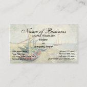 Fishing Boats on the Beach by Vincent van Gogh Visitekaartje (Voorkant)