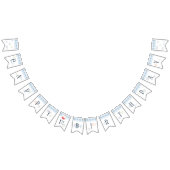 Fishing Boy Float Buoy Happy 1st Birthday Vlaggetjes (Alle)