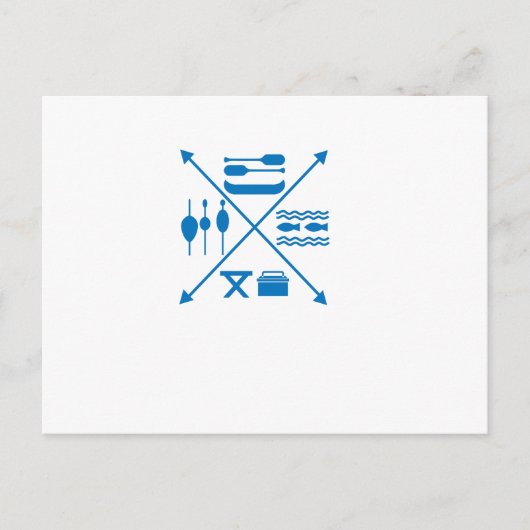 Fishing Briefkaart (Voorkant)