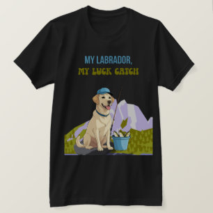 Fishing Buddy – Labrador Retriever-editie T-shirt