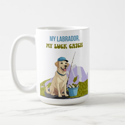 Fishing Buddy – Labrador Retriever Edition Koffiemok (Links)