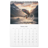 Fishing Calendar 2026 / Fish Photo Calendar Kalender (Jan 2026)