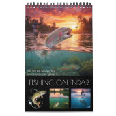 Fishing Calendar 2026 / Fish Photo Calendar Kalender (Hoes)