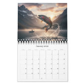 Fishing Calendar 2026 / Pro, Fish Photo Calendar Kalender (Jan 2026)