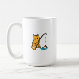 Fishing Cat  Mug Koffiemok