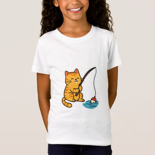 Fishing Cat - T-Shirt (Voorkant)