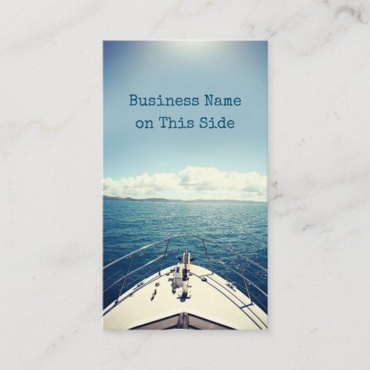 Fishing Charter Visitekaartje (Voorkant)