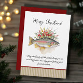 Fishing Christmas Invites Kaart