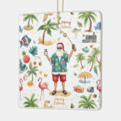 Fishing Christmas Themed  Keramisch Ornament (Links)