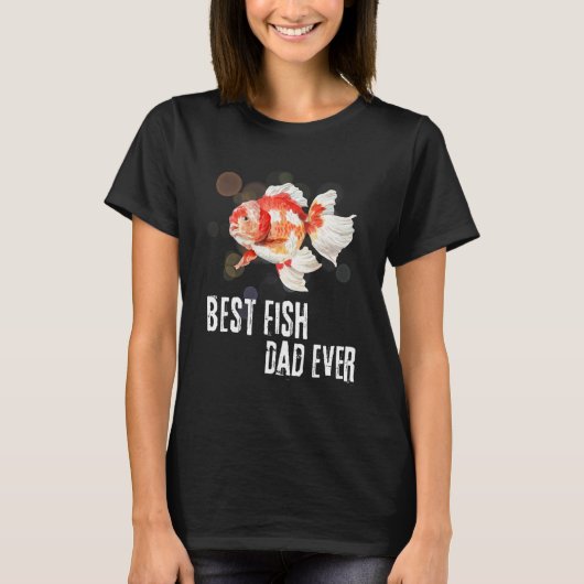 Fishing Dad  Best Fish Dad Ever Goldfish Father s  T-shirt (Voorkant)