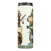 Fishing Dad like a Regular Dad But Cooler Thermosbeker (Achterkant)