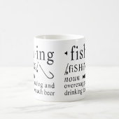 Fishing Definition Beer Exaggeration Hooks Humor Koffiemok (Center)