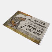 Fishing Doormat, Welcome Mat, Outdoor/Indoor Deurmat (Schuin)
