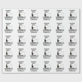 Fishing Fisherman Birthday Cadeaupapier (Vlak)