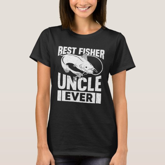 Fishing Fisherman Uncle Fisher Fish T-shirt (Voorkant)