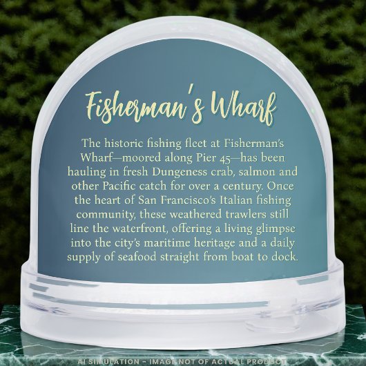 Fishing Fleet at Fisherman’s Wharf, San Francisco  Sneeuwbol