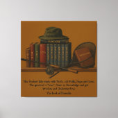 Fishing for Understanding  Canvas Afdruk (Voorkant)