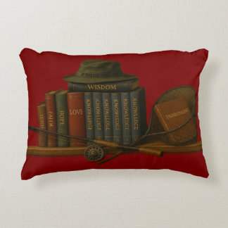 Fishing for Understanding Throw Pillow Accent Kussen