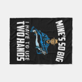 Fishing Funny Shirt Sarcasm Quotes Joke Hobbies Hu Fleece Deken (Voorkant (Horizontaal))