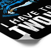 Fishing Funny Shirt Sarcasm Quotes Joke Hobbies Hu Poster (Hoek)