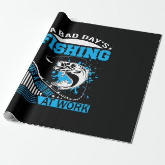 Fishing Gift A Good Day Fishing Cadeaupapier