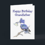 Fishing Grandfather Birthday Humor The Kingfisher Kaart<br><div class="desc">Know an avid fisherman in your life,  this is the perfect gift   Funny Birthday card for the Grandfather who loves fishing and is the Kingfisher in your family,  or a sarcastic one for the Grandfather who couldn't catch a shoe</div>