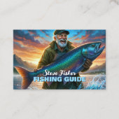 Fishing Guide Big Fish Catch Lake Visitekaartje (Voorkant)