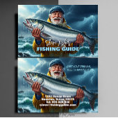 Fishing Guide Big Fish Catch Ocean Visitekaartje