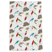 Fishing Hats and Lures with Bubbles Medium Cadeauzakje (Voorkant)