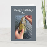 Fishing Humor Son Birthday to Customize Kaart<br><div class="desc">Great Birthday Card for the Son who loves to Fish thanks to BuzzFarmer on Flickr</div>