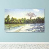 Fishing in Africa 1996 Canvas Afdruk (Insitu (Houten vloer))