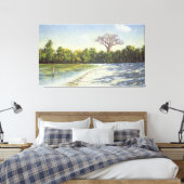 Fishing in Africa 1996 Canvas Afdruk (Insitu (Slaapkamer))