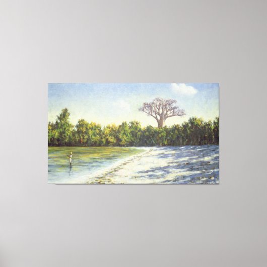 Fishing in Africa 1996 Canvas Afdruk (Voorkant)