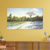 Fishing in Africa 1996 Canvas Afdruk (Insitu (Woonkamer))