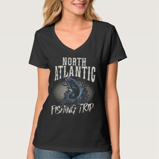 Fishing In North Atlantic Fishing Trip T-shirt (Voorkant)