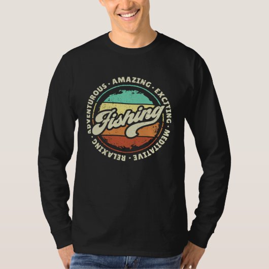 Fishing Is Amazing T-shirt (Voorkant)