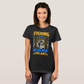 Fishing Is My Retirement Plan Gigging Hook T-shirt (Voorkant volledig)