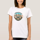 Fishing/Kampeer Avontuur Dames T-Shirt (Voorkant)
