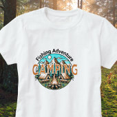 Fishing/Kampeer Avontuur Dames T-Shirt