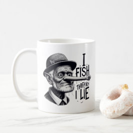 Fishing Lie Joke Mug Koffiemok