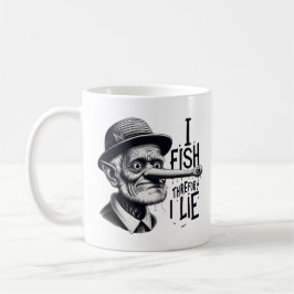 Fishing Lie Joke Mug Koffiemok