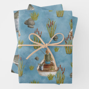 Fishing Lover Inpakpapier Vel