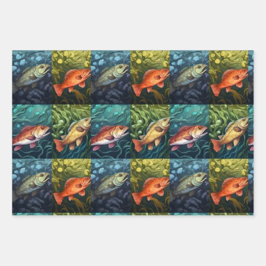 Fishing Lover Inpakpapier Vel (Voorkant)