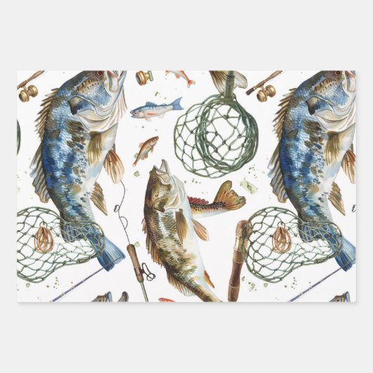 Fishing Lover Inpakpapier Vel (Voorkant)